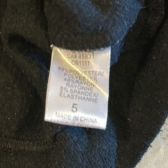 Chaser Black Sweatshirt Tigers and Lightning Bolt All Over Pattern - Size 5 - Picture 4 of 6